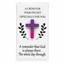 Cross Pocket Charm | Multiple Color Options | Color Crete Creations