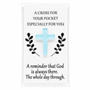 Cross Pocket Charm | Multiple Color Options | Color Crete Creations