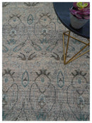 Crown Custom Made Traditional Design Pink Hand Knotted Wool Rug