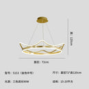 Crown design gold chandelier with white spheres for living room