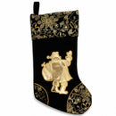 Set of 3 Felt Santa, Reindeer Christmas Stockings 16 Inches