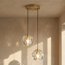Crystal Ball Linear Round Chandelier