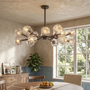 Crystal Ball Round Cluster Chandelier