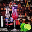 Crystal beauty goblet cup dining room elegant slender cocktail glass