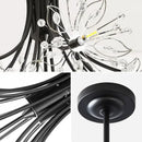Crystal bionic petals gold chandelier for dining room