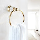 Crystal brass bathroom accessories set gold bathroom hardware