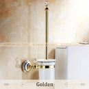Crystal brass gold toilet paper holder bathroom accessory