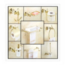 Crystal brass gold toilet paper holder bathroom accessory