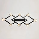 Crystal Chandelier for Dining Room with 8-Light for Modern Farmhouse Design