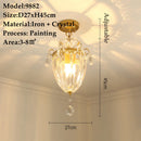 Crystal Chandelier Modern Design with Iron and Elegant Crystal Finish