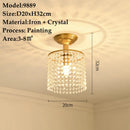 Crystal Chandelier Modern Design with Iron and Elegant Crystal Finish