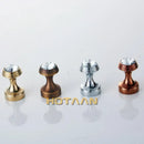 Crystal chrome wall hook set gold and antique brass bathroom decor