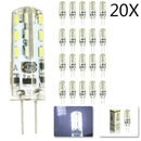 Crystal g4 led spotlight bulb pack for living room clear glass 20 count