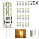 Crystal g4 led spotlight bulb pack for living room clear glass 20 count