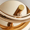 Crystal nordic wall sconce gold ring bedroom light