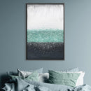 Crystal Rain Green Canvas