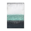 Crystal Rain Green Canvas