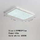 Crystal round ceiling lamp with frosted glass for living room