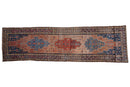 3.5x12.5 Vintage Fine Distressed Malayer Rug Runner