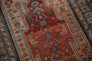 3.5x12.5 Vintage Fine Distressed Malayer Rug Runner