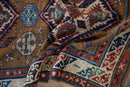 3.5x11.5 Antique Caucasian Rug Runner