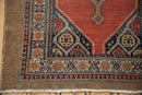 3x4 Vintage Fine Camel Hair Serab Square Rug