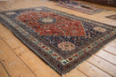 4.5x7 Vintage Fine Abadeh Rug