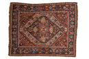 5x6 Vintage Kamseh Square Rug