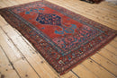 4x7 Vintage Kurdish Bijar Rug