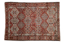 4.5x6.5 Vintage Distressed Baktiari Rug