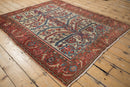 5x6 Antique Fine Malayer Square Rug