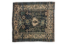 4.5x5 Vintage Bijar Square Rug