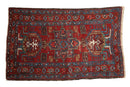 3x4.5 Vintage Fine Karaja Rug