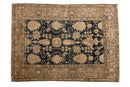 4.5x6.5 Vintage Fine Tea Washed Malayer Rug