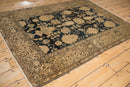 4.5x6.5 Vintage Fine Tea Washed Malayer Rug