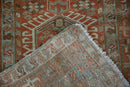 2.5x14 Vintage Fine Distressed Karaja Rug Runner
