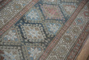 3.5x15.5 Vintage Distressed Hamadan Rug Runner