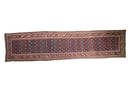 3.5x14.5 Vintage Kurdish Rug Runner
