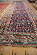 3.5x14.5 Vintage Kurdish Rug Runner
