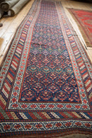 3.5x14.5 Vintage Kurdish Rug Runner