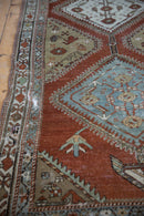 3.5x13 Vintage Distressed Malayer Rug Runner