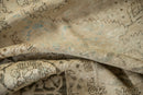 8x11 Antique Distressed Kerman Carpet