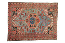 4.5x6 Vintage Heriz Rug