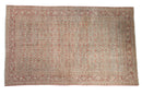 6x10 Vintage Distressed Tabriz Carpet