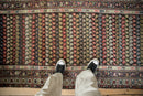 3.5x8.5 Vintage Kurdish Hamadan Rug Runner