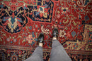 10x14 Vintage Heriz Carpet