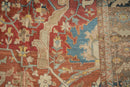 RESERVED 11.5x16.5 Antique Heriz Carpet