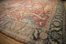 RESERVED 11.5x16.5 Antique Heriz Carpet
