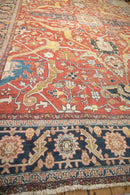RESERVED 11.5x16.5 Antique Heriz Carpet