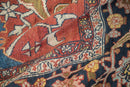 RESERVED 11.5x16.5 Antique Heriz Carpet